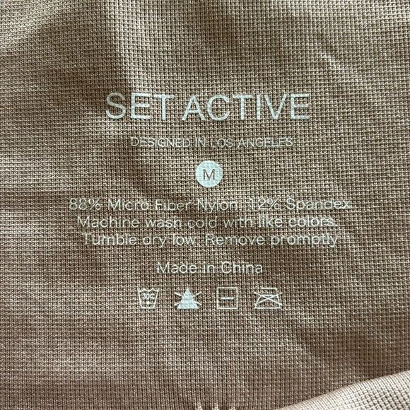 SET Active Sculpt Flex Leggings Fawn Pink size medium - Picture 8 of 12